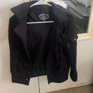 It fits small Size S . 65%cotton 99% polyester